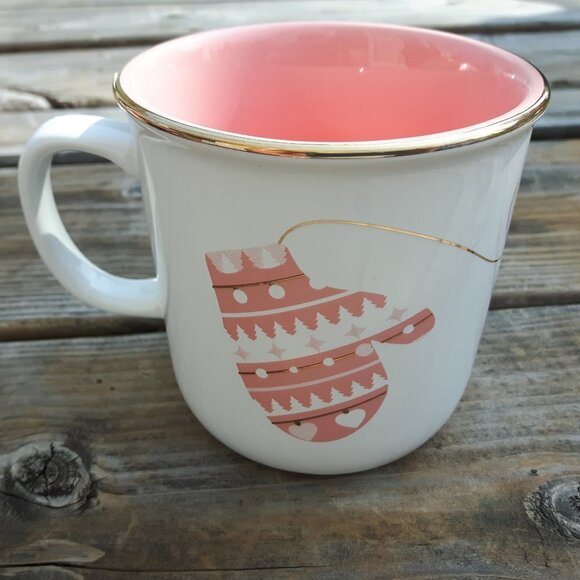 Davids Tea Heart & Mittens Set 12 oz Mug - Picture 1 of 6